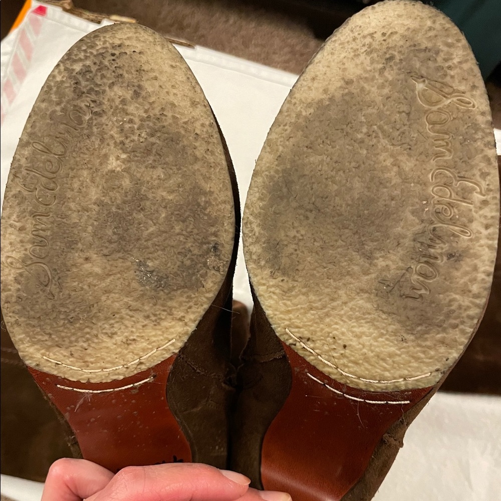 Sam Edelman Brown Sutton Suede Over The Knee Boots - Picture 4 of 5